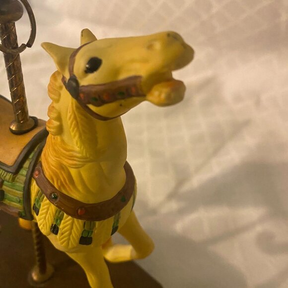 1989 Impulse Giftware Reproduction Charles Carmel 1913 Horse Musical Figurine - Picture 7 of 9